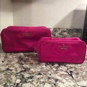 Kate Spade travel makeup cases